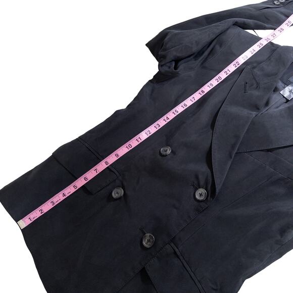 Smythe DB Tuck-In Blazer Double Breasted in Black Size 4 Super Soft Revolve - Picture 11 of 16